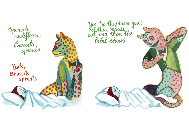 Illustration for article titled D&Q exclusive: Panther puts a chilling twist on a little girl’s imaginary friend